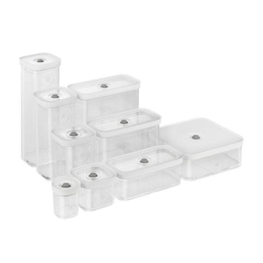 Recipiente ZWILLING 1025127 rectangular 2 L plástico sin BPA blanco
