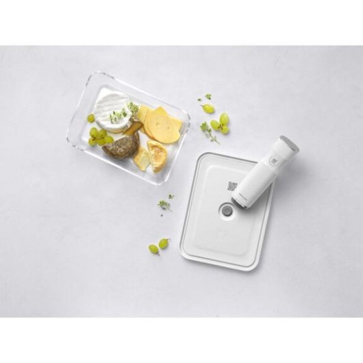 Boîte de conservation ZWILLING FRESH & SAVE Rectangulaire 2 L Verre/Plastique Gris