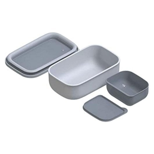 Fiambrera Haier HAGSG4080 Gris Rectangulaire Hermétique Micro-ondes/Lave-vaisselle