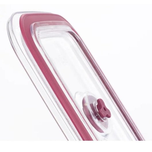 Recipiente de vidro Jata HREC4205 Retangular 0,8L Tampa Vácuo Pack 2