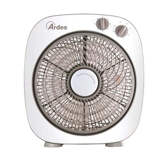 Ventilatore ARDES Floor 26 da 26 cm 45W 3 velocità Timer Grigio Bianco
