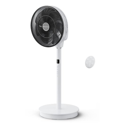 Ventilator ROWENTA Turbo Swift Silence QV5040F0 34 cm 20 Stufen Schwarz Weiß