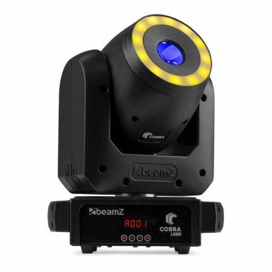 Estroboscópio BeamZ COBRA 100R LED 100W RGBW DMX Preto IP20