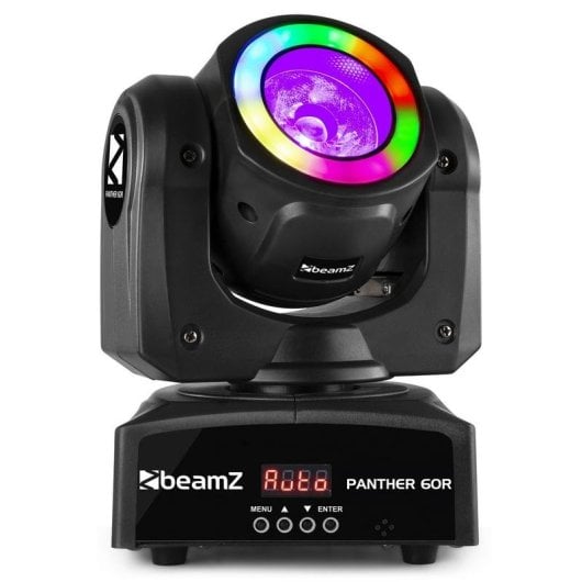 Luminária de discoteca BeamZ Panther 60R LED 60W DMX preto