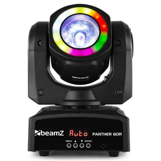 Luminária de discoteca BeamZ Panther 60R LED 60W DMX preto