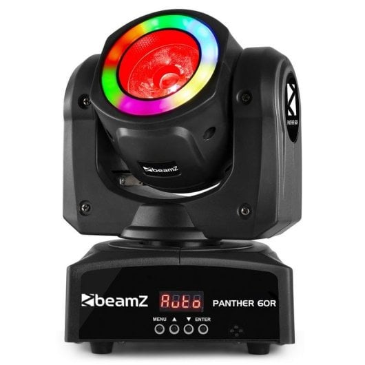 Luminária de discoteca BeamZ Panther 60R LED 60W DMX preto