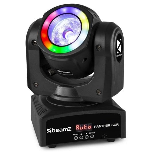 Luminária de discoteca BeamZ Panther 60R LED 60W DMX preto