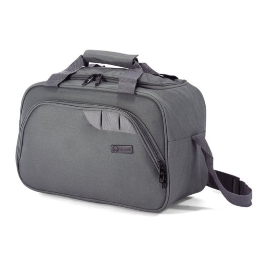 Sac de voyage Benzi Bz5410 20L, compatible Ryanair, 40×20×25 cm, léger et résistant, avec poche pour documents et bandoulière réglable, gris