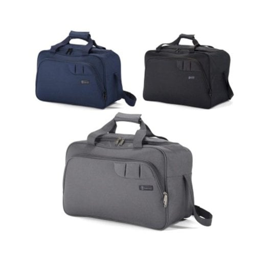 Sac de voyage Benzi Bz5410 20L, compatible Ryanair, 40×20×25 cm, léger et résistant, avec poche pour documents et bandoulière réglable, gris