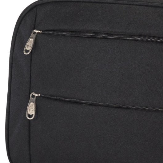 Sac de voyage Benzi Bz5496 20L, compatible avec Ryanair et Vueling, 40 × 25 × 20 cm, 3 compartiments, bandoulière réglable, polyester léger, noir