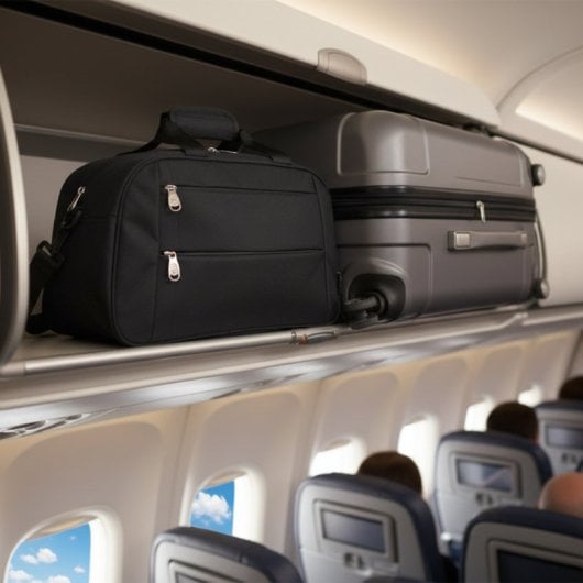 Sac de voyage Benzi Bz5496 20L, compatible avec Ryanair et Vueling, 40 × 25 × 20 cm, 3 compartiments, bandoulière réglable, polyester léger, noir