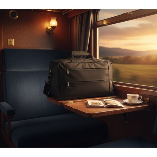 Benzi BZ5496 Bolsa de Viaje 20L, Apta para Ryanair y Vueling, 40×25×20 Cm, 3 Compartimentos, Correa Ajustable, Poliéster