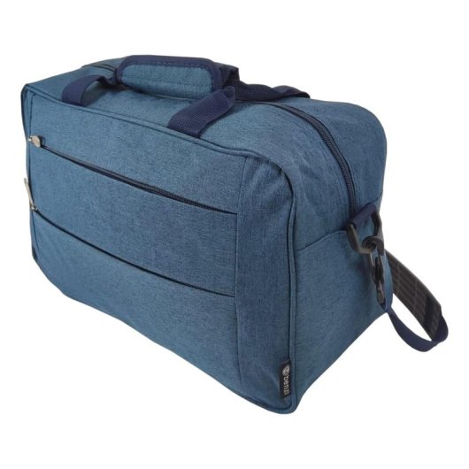 Benzi BZ5496 Bolsa de Viaje 20L, Apta para Ryanair y Vueling, 40×25×20cm, 3 Compartimentos, Correa Ajustable, Poliéster 