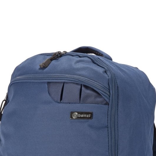 Sac à dos cabine Benzi Bz5646 20 L, 40 × 25 × 20 cm, léger et confortable, avec poches latérales, compatible avec Ryanair et Vueling, bleu
