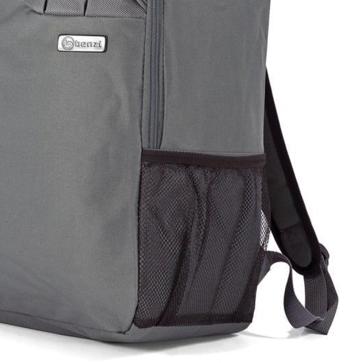 Sac à dos cabine Benzi Bz5646 20 L, 40 × 25 × 20 cm, léger et confortable, avec poches latérales, compatible avec Ryanair et Vueling, gris