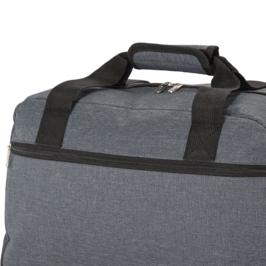 Sac de voyage Benzi Bz5528, 40 × 20 × 25 cm, 55 l, compatible Ryanair et Vueling, polyester résistant à l'eau, bandoulière réglable et poche avant, gris