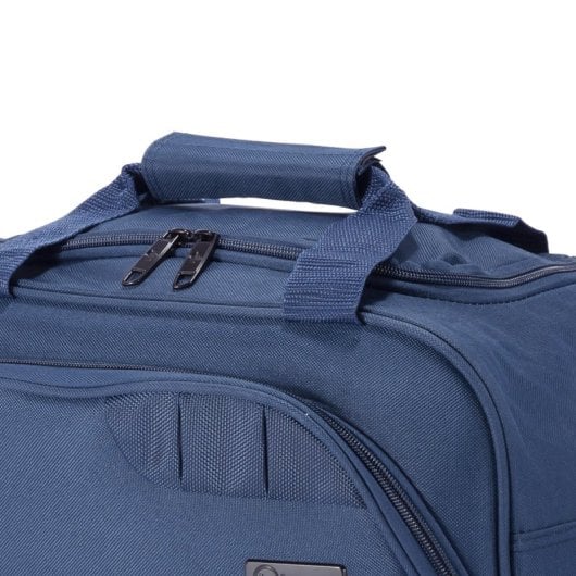 Sac de voyage Benzi Bz5410 20L, compatible Ryanair, 40×20×25 cm, léger et résistant, avec poche pour documents et bandoulière réglable, bleu