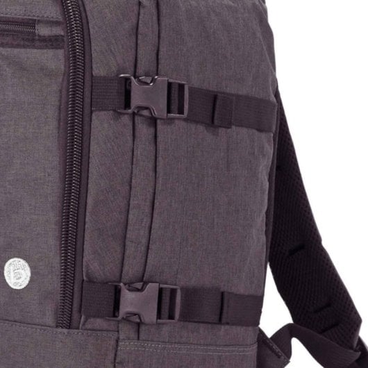 Mochila de viagem Benzi Bz5771, 24L, 40×30×20 cm, compatível com Vueling e Volotea, compacta, leve e resistente, com pega para bagagem, preta.