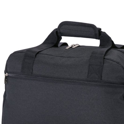 Sac de voyage Benzi Bz5528, 40 × 20 × 25 cm, 55 l, compatible Ryanair et Vueling, polyester résistant à l'eau, bandoulière réglable et poche avant, noir
