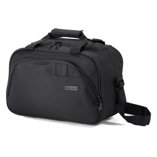 Sac de voyage Benzi Bz5410 20L, compatible Ryanair, 40×20×25 cm, léger et résistant, avec poche pour documents et bandoulière réglable, noir