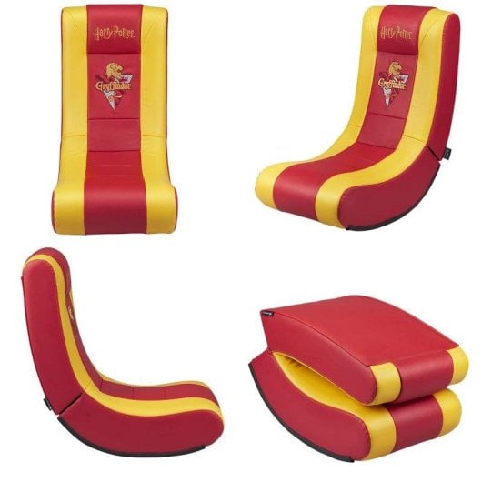 Gaming-Stuhl Blade Harry Potter Rock'N'Seat Junior SA5610-H1 Kunstleder Rot Gelb 125-165cm