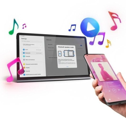 Tablette Lenovo Tab Plus 11,5" 2K 8/128GB WiFi 8600mAh Android 14 Luna Grey