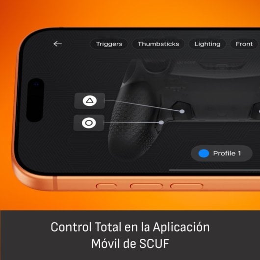 Mando inalámbrico SCUF Omega Gris Acero para PS5 y PC con 11 Entradas Programables