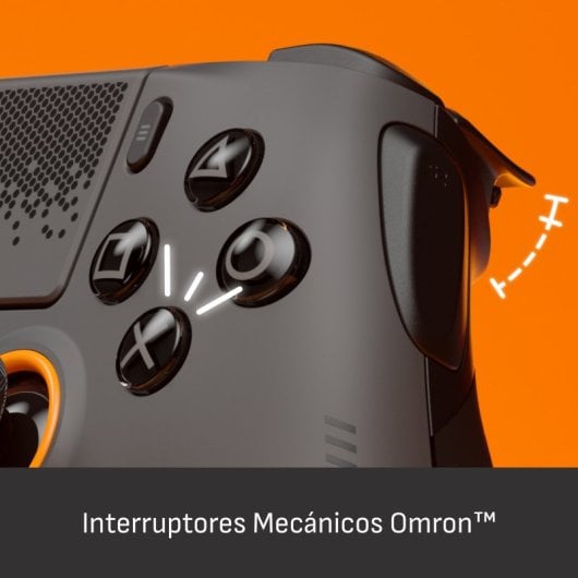 Mando inalámbrico SCUF Omega Gris Acero para PS5 y PC con 11 Entradas Programables
