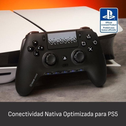 Mando inalámbrico SCUF Omega Gris Acero para PS5 y PC con 11 Entradas Programables
