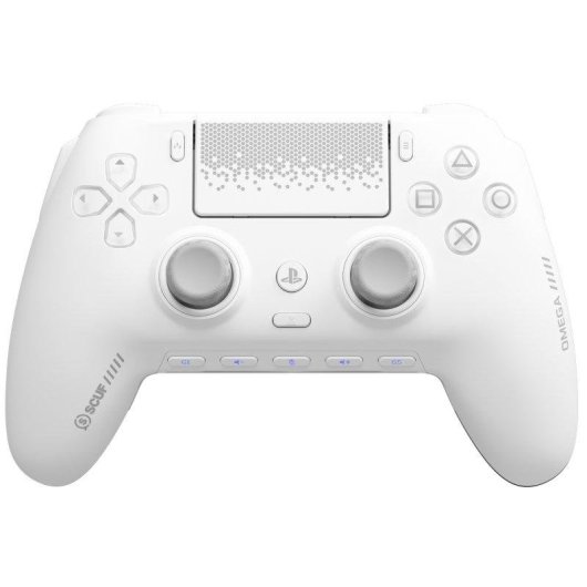 Mando inalámbrico SCUF Omega Blanco para PS5 y PC con 11 Entradas Programables