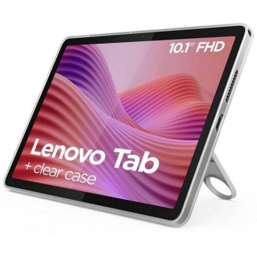Tablet Lenovo Tab 10.1" 64GB WiFi 5100mAh Android 14 Gris Luna con funda soporte