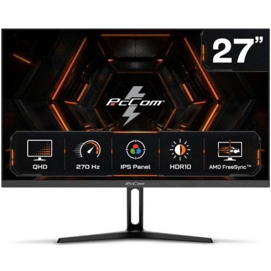 Monitor Gaming PcCom Elysium Pro 27″ IPS QHD 270Hz 1ms FreeSync HDR10
