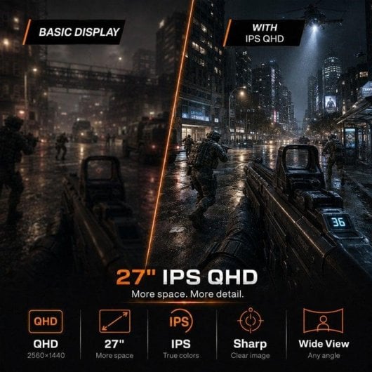 Monitor Gaming PcCom Elysium Pro 27″ IPS QHD 270Hz 1ms FreeSync HDR10