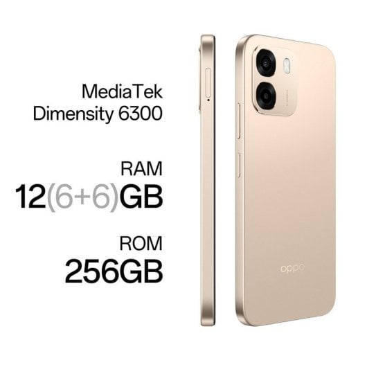 OPPO A6 5G 6GB 256GB 6.75" Aurora Gold
