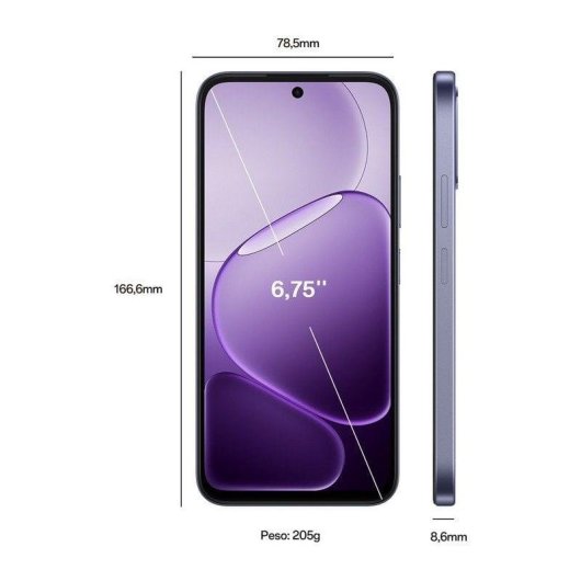 OPPO A6x 4G 6.75" 4GB 128GB Viola Dual SIM