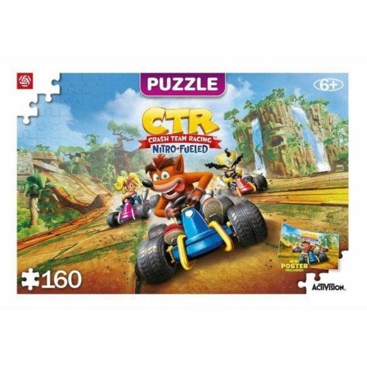 Puzzle GOOD LOOT Crash Team Racing Nitro-Fueled 160 peças multicolorido