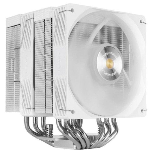 Refrigeración Aire Mars Gaming Socket Intel LGA/AMD 158mm MCPU-X26PRO Dual Tower 2x120mm Blanco