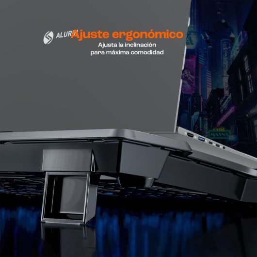 PCCom Essential Breeze Laptop-Kühlpad bis zu 17 Zoll