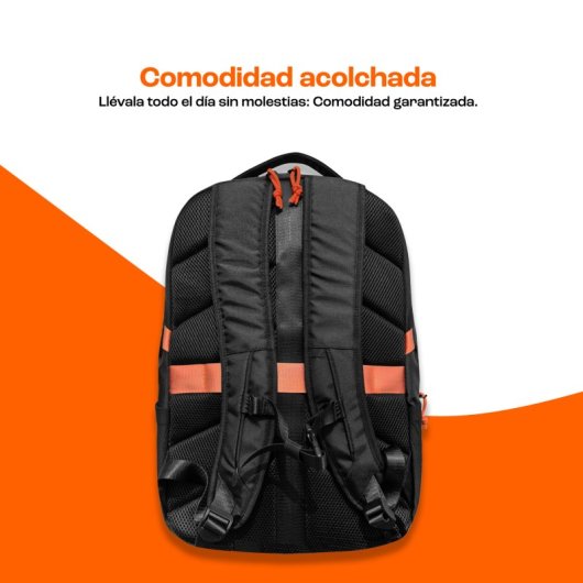 PcCom Essential Nexo Mochila Portátil hasta 17.3" Negra