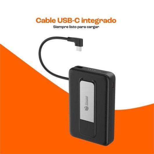 Powerbank Carica Wireless PcCom Essential MagSafe Qi2 10.000mAh 45W con Stand