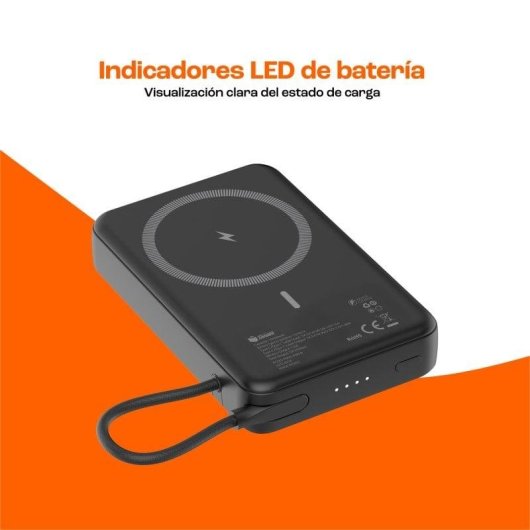 Powerbank Carica Wireless PcCom Essential MagSafe Qi2 10.000mAh 45W con Stand