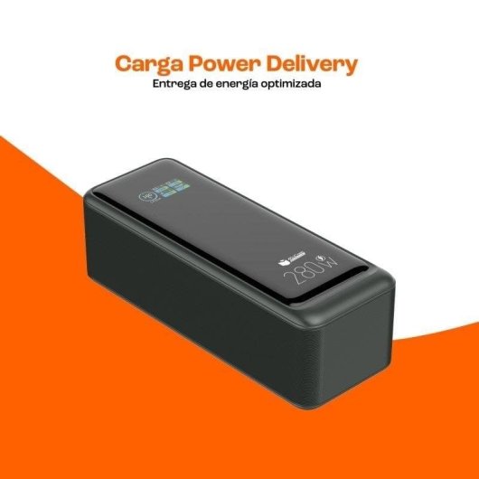 Power Bank PcCom Essential 24000 mAh 280 W Noir