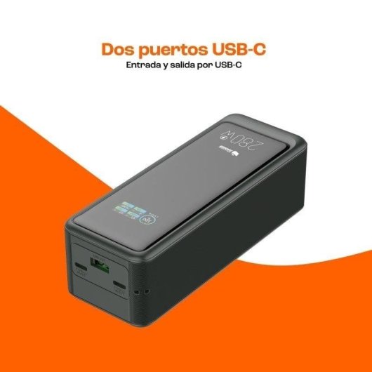 Power Bank PcCom Essential 24000 mAh 280 W Noir