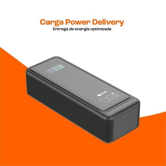 Powerbank 20.000mAh PD 130W Ricarica Rapida Schermo Digitale Nero