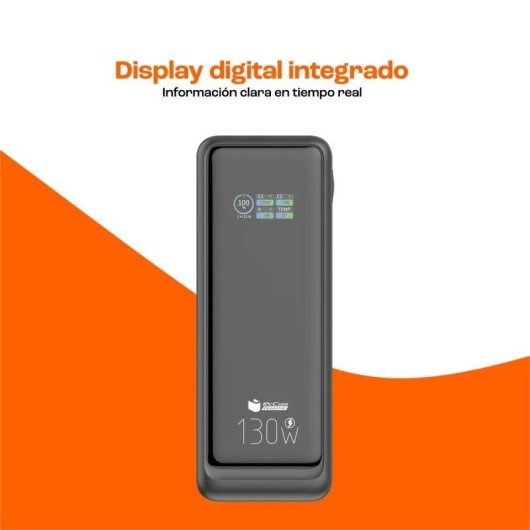 Powerbank 20.000mAh PD 130W Ricarica Rapida Schermo Digitale Nero