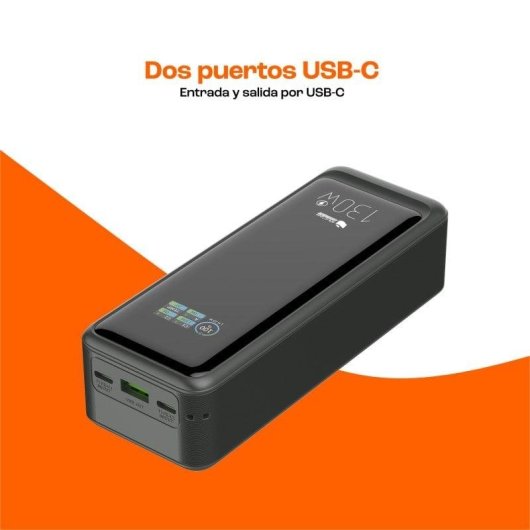 Powerbank 20.000mAh PD 130W Ricarica Rapida Schermo Digitale Nero