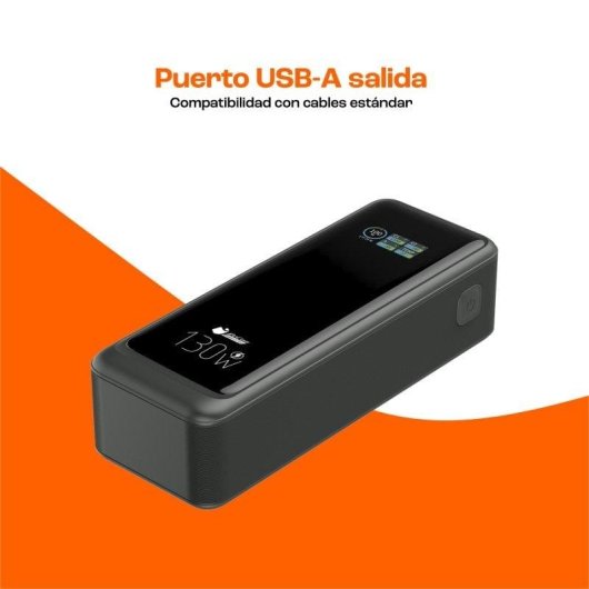 Powerbank 20.000mAh PD 130W Ricarica Rapida Schermo Digitale Nero