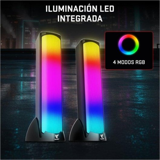 Lautsprecher Tempest M50 Victory RGB 2.0 Bluetooth 10W mit RGB-Beleuchtung