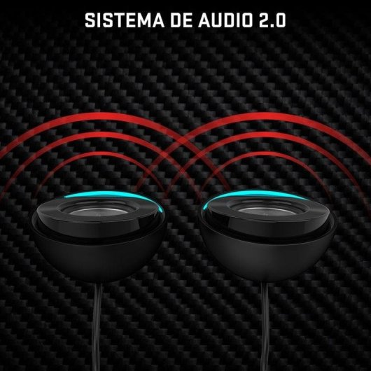 Tempest M10 Hero One RGB 2.0 Altavoces Gaming con Bluetooth Negros