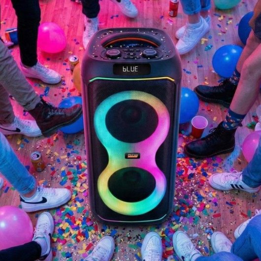 Enceinte PcCom Essential TrueVibe 8 Bluetooth 120W avec double woofer 8" RGB